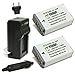 Wasabi Power Battery (2-Pack) and Charger for Nikon EN-EL24