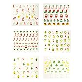MASH Premium Nail Art Holiday Christmas Stickers