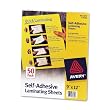Avery Self-Adhesive Laminating Sheets 9Inx12in