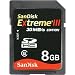 Electronics : Sandisk SDSDX3-008G-A31 8GB Extreme III SD Card