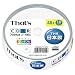 ���z�U�d�� That's CD-R�f�[�^�p 48�{��700MB �v�����^�u�� �X�s���h���P�[�X10���� CDR80WPY10BV