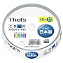 ���z�U�d�� That's CD-R�f�[�^�p 48�{��700MB �v�����^�u�� �X�s���h���P�[�X10���� CDR80WPY10BV