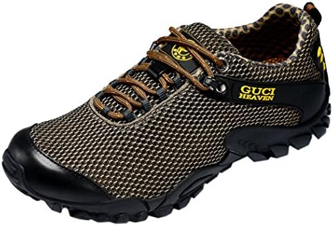 Guciheaven Mens 2015 New British Style Low Top Lace-up Mesh Casual Leather Shoes(8 D(M)US, Green)
