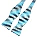 PenSee Classic Striped Jacquard Bow Ties for Mens Self Tie Bowtie - Various Design