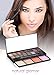 Natural Glamor 20 Color Professional Eyeshadow Palette/Make Up Kit with Bronzer, Blush Brush and Compact Mirror