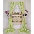 Curtain Critters Plush Jungle Safari Elephant and Lion Curtain Tieback, Car Seat, Stroller, Crib Toys Collector Set