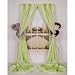 Curtain Critters Plush Jungle Safari Elephant and Lion Curtain Tieback, Car Seat, Stroller, Crib Toy