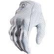 Icon Pursuit Women's Leather On-Road Motorcycle Gloves - White