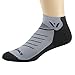 Swiftwick- VIBE ZERO Trail & Road Running Socks, No-Show (Gray, Large)