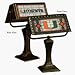 Miami Hurricanes Art Glass Banker's Lamp