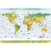 Terra Kinderweltkarte: 100cm x 70cm : Weltkarte f�r Kinder mit �ber 200 Grafiken. Superlativen, Rekorde und Wissenswertes an der Kartenoberseite 100 x 70 cm; 1:40.000.000