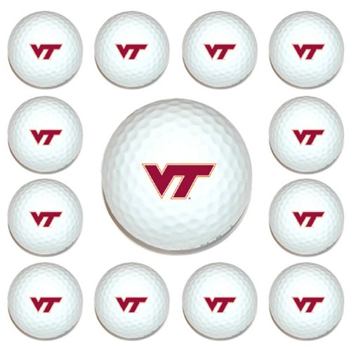 Virginia Tech Hokies Dozen Pack Of Golf Balls From Team Golf