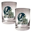 Houston Texans NFL 2pc Rocks Glass Set - Helmet logo