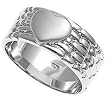 Sterling Silver Ring - Heart - Size: 6-9