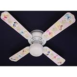42 Ceiling Fan w/ Light Kit&Blades-Princess