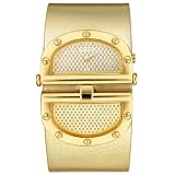 Women Gold Watch, GUESS Womens Crystal Accented Gold Leather Watch
