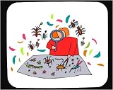 Decorated Mouse Pad with entomologist, body, individuals, individual, humans, woman, person, collection, insects, human, persons, bugs, people