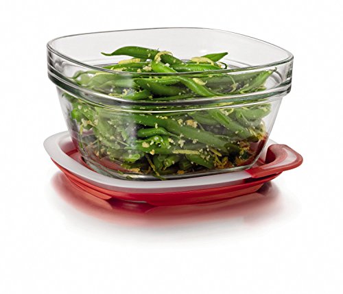 Rubbermaid Easy Find Lid Glass Food Storage Container, 4 cup (1824427)