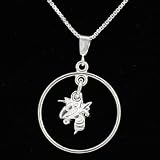 Dayna U Georgia Tech Yellow Jackets Sterling Silver Open Drop Necklace