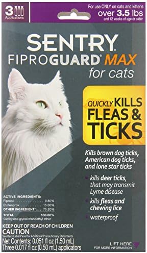 FiproGuard Max 3-Month Cats Over 8 Week, Purple