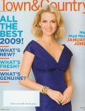 Town & Country January 2009 January Jones (All The Best 2009!)