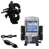 Gomadic for the PalmOne Treo 755p - PalmOne Treo 755p Auto Vent Holder with Car Charger - Uses Gomadic TipExchange