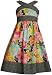 Bonnie Jean Girls 2-6x Bright Print Sundress,Black/White,6