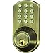 MORNING INDUSTRY INC HF-01AQ TOUCHPAD ELECTRONIC DEAD BOLT (ANTIQUE BRASS)-MIYHF01AQ