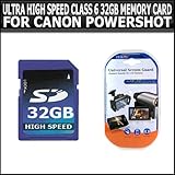ULTRA HIGH SPEED CLASS 6 32GB MEMORY CARD FOR CANON G12 10D 20D 30D 5D 400D ....