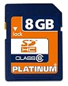 Platinum Secure Digital High Capacity (SDHC) Speicherkarte 8 GB