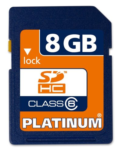 Platinum Secure Digital High Capacity (SDHC) Speicherkarte 8 GB
