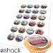 24 x Disney Pixar Cars Edible Cake Toppers (Birthday Cupcake, Bun, Fairycake) topper by eshack)