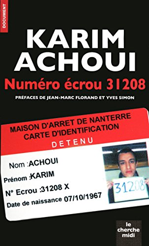 Numéro écrou 31208 francais Numéro écrou 31208 francais