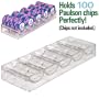 10 Acrylic Poker Chip Racks - Fits Paulson Chips