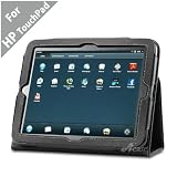 Acase (TM) HP TouchPad Transformer Leather EZ Carry Case with 3 in 1 built in Stand for HP TouchPad 9/7-Inch WebOS Tablet Wi-Fi 16GB, 32GB (BLACK)
