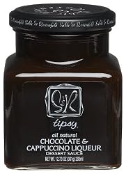 Sable and Rosenfeld Chocolate & Capunicino Liqueur Dessert Sauce, 12.73-Ounce Glass Jars (Pack of 6)