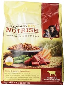 Rachael Ray Nutrish Dry Dog Food, Beef & Rice Recipe, 6-Pound Bag Rachael Ray Nutrish Dry Dog Food, Beef & Rice Recipe, 6-Pound Bag