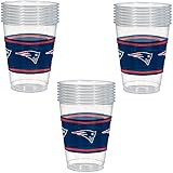 New England Patriots Party Cups - 24 Pieces