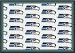 Seattle Seahawks 5' 4" x 7' 8" Team Repeat Area Rug (White)