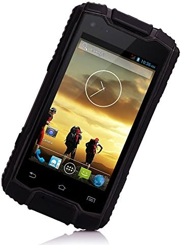 DIGOOR DG1 Plus WCDMA GSM Unlocked Cellphone 4.0" Capacitive Screen Android 4.4 MTK6582 IP68 Waterproof Rugged Smart Phone with Wi-Fi, GPS, FM, Bluetooth, NFC Walkie Talkie Functions