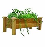 Gronomics RPB 18 - 48 18-Inch by 48-Inch by 19-Inch Rustic Planter Box, Unfinished