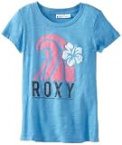 Roxy Girls 7-16 Get Shakin Tee, Scuba Blue, Large
