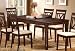Dining Table with Butterfly Leaf - Cappuccino Finish
