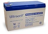 Wentronic Blei-Akku (Ultracell) 12 V, 7,5 Ah (Faston 187-4,8mm )