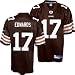Braylon Edwards Cleveland Browns YOUTH NFL Equipment Replica Football Jersey by Reebok (Brown-White)(Size=LARGE)