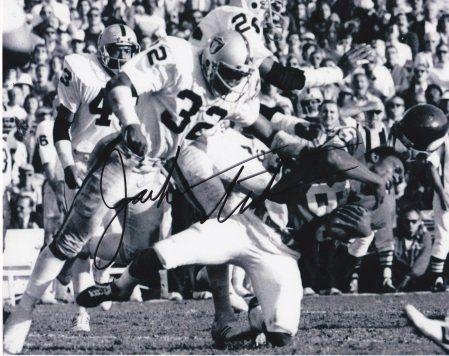 Jack Tatum Autographed/Hand Signed Oakland Raiders 8x10 Photo - Deceased Super Bowl XI Champion