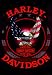 Russ Berrie 645579 Harley-Davidson Patriotic Eagle Estate Flag