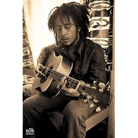 Bob Marley (Sepia) Music Poster Print - 24" X 36"