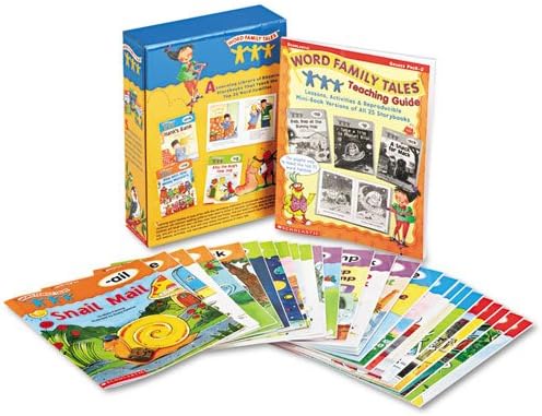 Scholastic - Word Family Tales Teaching Guide, Grades Pre K-2, Softcover, 128 Pages - Sold As 1 Set - Build important phonics skills,