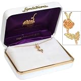 Landstrom Black Hills Gold Rose Pendant Chain